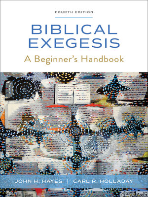 cover image of Biblical Exegesis